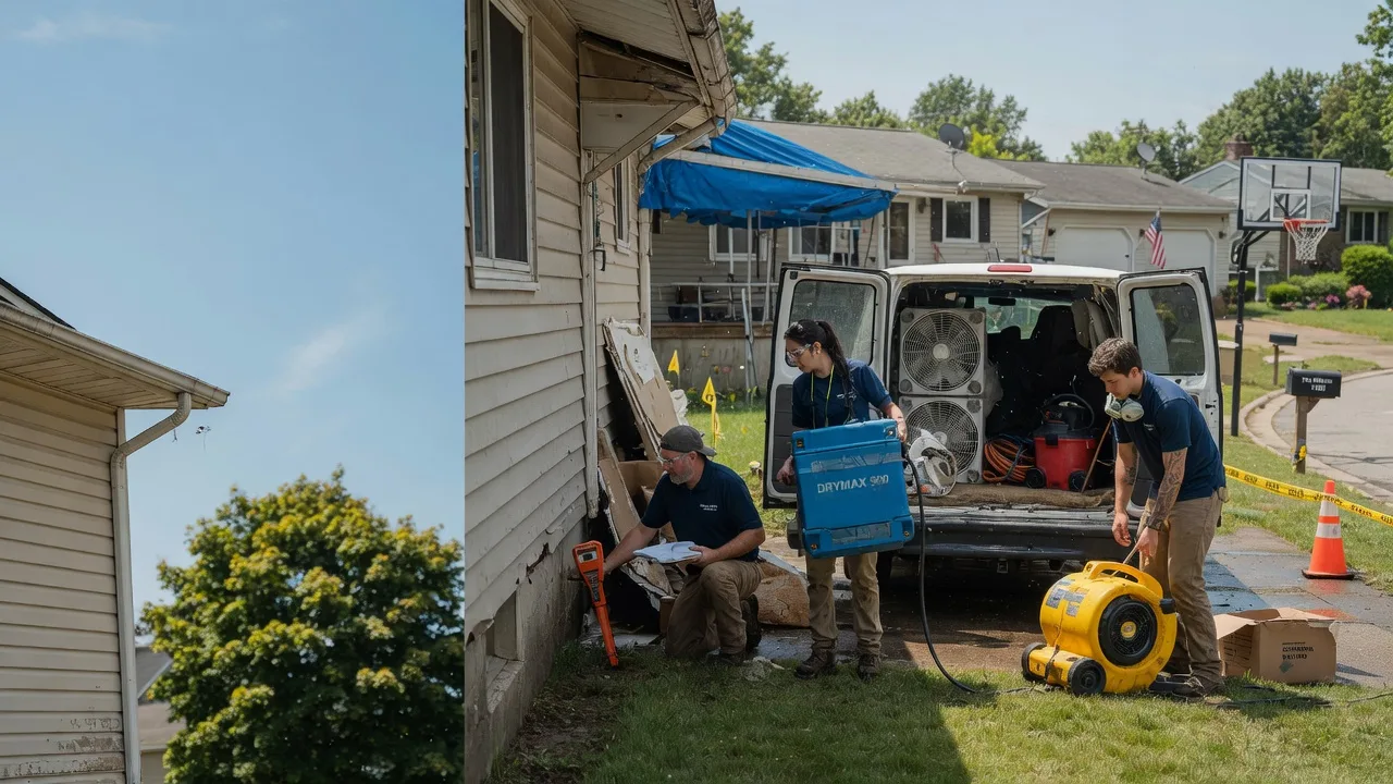 Ceiling Leak Cleanup in Smithville, IN near me